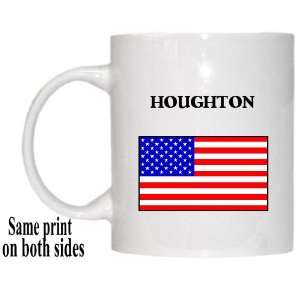  US Flag   Houghton, Michigan (MI) Mug 