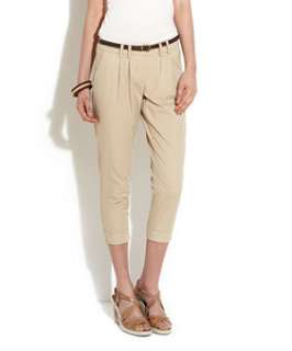 Stone (Stone ) Cream Cropped Chinos  245095516  New Look