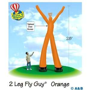  Fly Guy Air Dancer Advertising Inflatable Balloon   Orange 