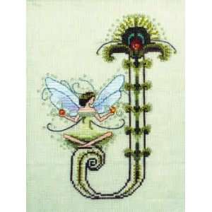  Letters From Nora   J (cross stitch) Arts, Crafts 