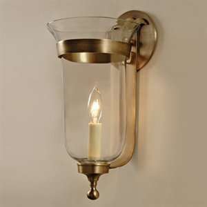  JVI Designs 1001 10 Clear Small Bell Jar Wall Sconce: Home 