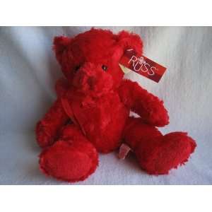  Russ Berrie Scarlet Plush Teddy Bear (8): Toys & Games