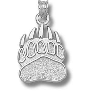  University of Montana Grizzlie Paw Pendant (Silver 