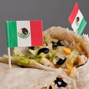  Mexican Flag Food Pick 144 / Box