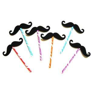   Stix   Photo Booth Props   Set of 6 Party Favors   Black Mustaches