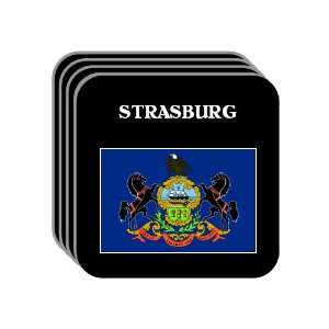  US State Flag   STRASBURG, Pennsylvania (PA) Set of 4 Mini 