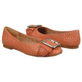 Womens Fossil Maddox Flat Rose Snake Shoes 