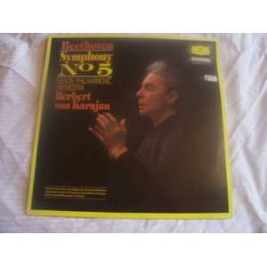 com 2542 105 Beethoven Symphony 5 BPO Karajan LP Herbert von Karajan 