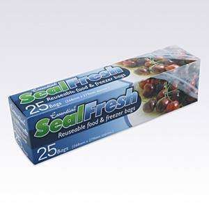   Pack Of 25 Clear 26.9Cm X 27.9Cm Food/Freezer Bags