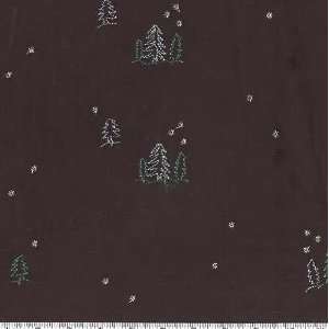   Tree Corduroy Black Fabric By The Yard: Arts, Crafts & Sewing
