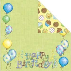  Make A Wish Birthday Boy 12 x 12 Double Sided Cardstock 