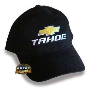  Chevy Tahoe Bowtie Hat Cap Black (Apparel Clothing 