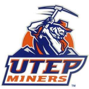 UTEP Miners Static Cling Decal 