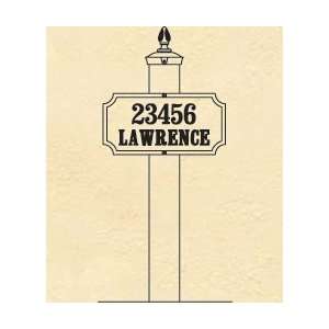  Side Mounted Post Sign   R723: Home Improvement