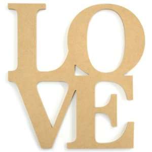   Page MDF L O V E Monologue, 11 Inch by 9.5 Inch: Arts, Crafts & Sewing
