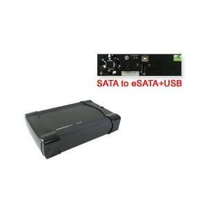   25 Black eSATA & USB 2.0 External Enclosure: Computers