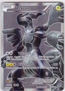 NEU Pokemon Silverstar Karte ZEKROM Schwarz & Weiß  