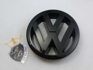 schwarz schwarzes black VW Zeichen Emblem Golf 5 V GTI Polo Touran Eos 