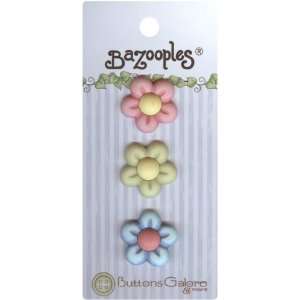  BaZooples Buttons Multi Flowers   642951 Patio, Lawn 