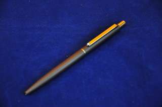 Montblanc CS Druckkugelschreiber / Ball Pen in matt braun vergoldete 