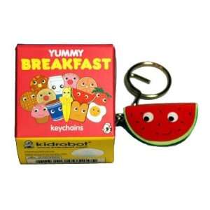  Kidrobot Yummy Breakfast Keychain   Happy Watermelon Toys 