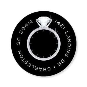  Solitaire Around the Clock Black Stickers