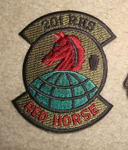 US AIRFORCE PATCH,201st REDHORSE SQUADRON,PA ANG  