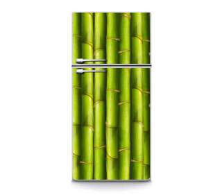 Bambus   Kühlschrankaufkleber Dekorfolie Aufkleber Kühlschrank Folie 