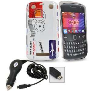   hybrid hard case with car charger for Blackberry 9360 Electronics