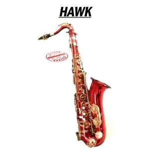  Hawk Red Tenor Saxophone WD S411C RD Musical Instruments