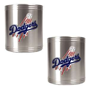 Los Angeles Dodgers MLB 2pc Stainless Steel Can Holder Set  Primary 