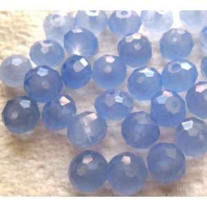   OPAL Faceted Crystal Rondelle Beads 6mmX8mm ~Loose Beads~ Arts