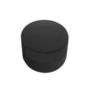  Moz Round 44 x 17 Foam Seating   Microsuede Black 