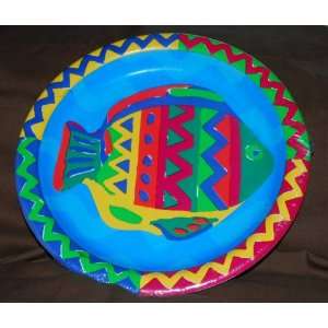 TROPICAL FISH LUNCH PLATES PKG OF 8