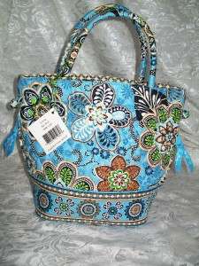 NEW Vera Bradley EMMA Purse handbag BALI BLUE NWT  