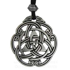   Knot Triskelion Pendant Jewelry Necklace Knotwork talisman  