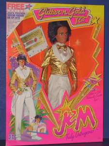 GLITTERN GOLD RIO Jem Truly Outrageous Doll 1986 NRFB  