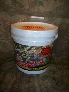 Up for sale is this brand new 20lb bucket of Lucky Buck deer hunting 