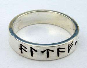 Norse Love Spell RUNE Ring ALWAYS AND FOREVER, band  