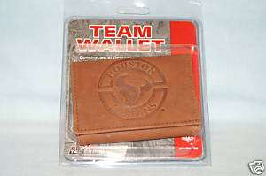 HOUSTON TEXANS Leather TriFold Wallet NIP br c  