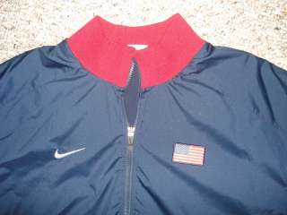   XL NIKE DRI FIT AUTHENTIC OFFICIAL TEAM US USA OLYMPIC ATHLETE JACKET