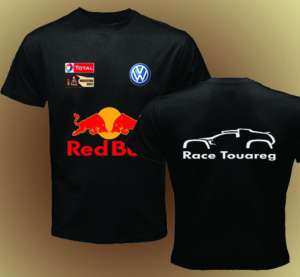   Touareg Red Hot Bull Dakar Rally Racing Team 2011  2012 Tshirt S 3XL