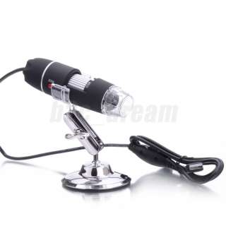   Microscope 8 LED USB video camera 50X~500X + measurement software B