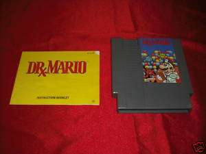 Nintendo NES Dr. Mario cartridge w/ instruction manual  