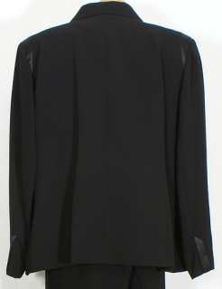 NWT Tahari Black Sequin 3 Pc Evening Pant Suit 24W  