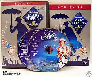   Poppins (2004, DVD) 2 DISC 40th ANNIVERSARY ED. NM 786936221916  
