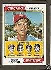 1974 Topps BB #221 Chuck Tanner/W. Sox EX/MT