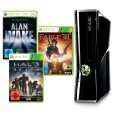 Xbox 360   Konsole Slim 250 GB + Alan Wake, Halo Reach und Fable III 