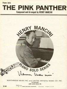 HENRY MANCINI   AUTOGRAPH MUSICAL QUOTATION SIGNED  
