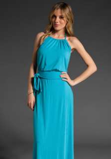 MICHAEL STARS Halter Maxi Dress in Azure at Revolve Clothing   Free 